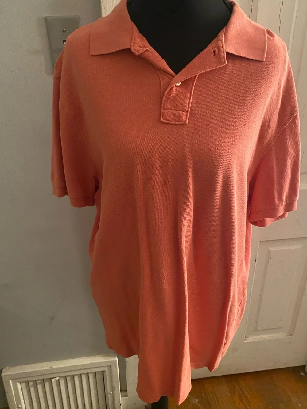 J. Crew Coral Short-Sleeve Polo